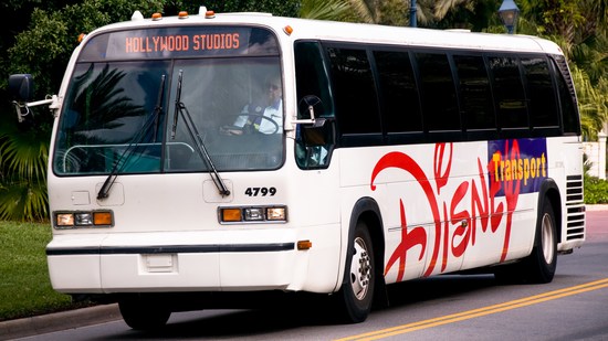 Transporte em ônibus da Disney